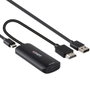Lindy 43423 Adaptador de Cable de Vídeo 0,2 m USB Tipo C a HDMI + USB Type-C Negro