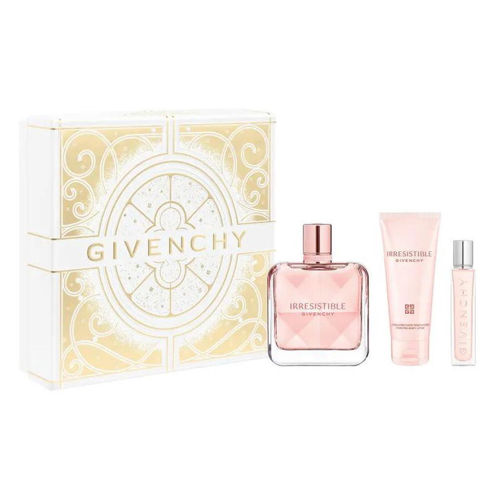 Givenchy Irresistible Eau de Parfum Estuche 3 Piezas Set Perfume Mujer 80ml + Loción Corporal 75ml + Mini Perfume 12.5ml Givenchy Irresistible Eau de Parfum Estuche 3 Piezas Set Perfume Mujer 80ml + Loción Corporal 75ml + Mini Perfume 12.5ml