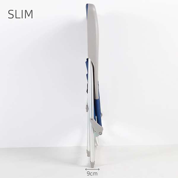 Color Baby Silla de playa plegable de aluminio con asa