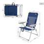 Color Baby Silla de playa plegable de aluminio con asa