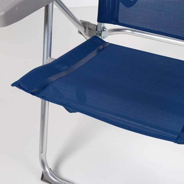 Color Baby Silla de playa plegable de aluminio con asa