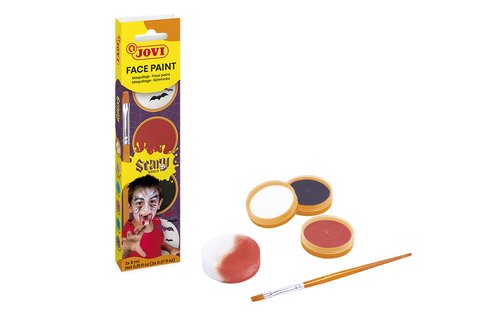 Jovi Set de Maquillaje en Crema Scary con 3 Botes de 8ml y Accesorios Jovi Set de Maquillaje en Crema Scary con 3 Botes de 8ml y Accesorios