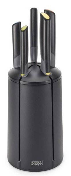 Joseph Joseph Elevate Set de Cuchillos con Bloque de 6 piezas, Negro Joseph Joseph Elevate Set de Cuchillos con Bloque de 6 piezas, Negro