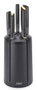 Joseph Joseph Elevate Set de Cuchillos con Bloque de 6 piezas, Negro