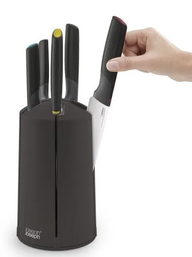 Joseph Joseph Elevate Set de Cuchillos con Bloque de 6 piezas, Negro Joseph Joseph Elevate Set de Cuchillos con Bloque de 6 piezas, Negro