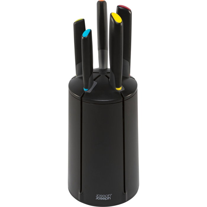Joseph Joseph Elevate Set de Cuchillos con Bloque de 6 piezas, Negro Joseph Joseph Elevate Set de Cuchillos con Bloque de 6 piezas, Negro