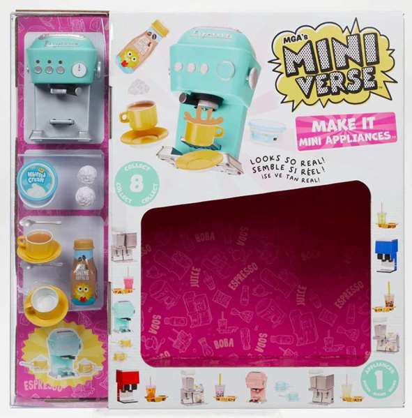 MGA Miniverse Make It Mini Appliances Serie 3 Bola Sorpresa Electrodomésticos Modelos Surtidos 8+ Años MGA Miniverse Make It Mini Appliances Serie 3 Bola Sorpresa Electrodomésticos Modelos Surtidos 8+ Años