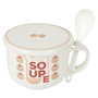 Home Deco Factory Taza Sopa 550 Ml Con Cuchara Encajable Modelo Surtido