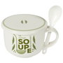 Home Deco Factory Taza Sopa 550 Ml Con Cuchara Encajable Modelo Surtido