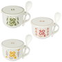 Home Deco Factory Taza Sopa 550 Ml Con Cuchara Encajable Modelo Surtido