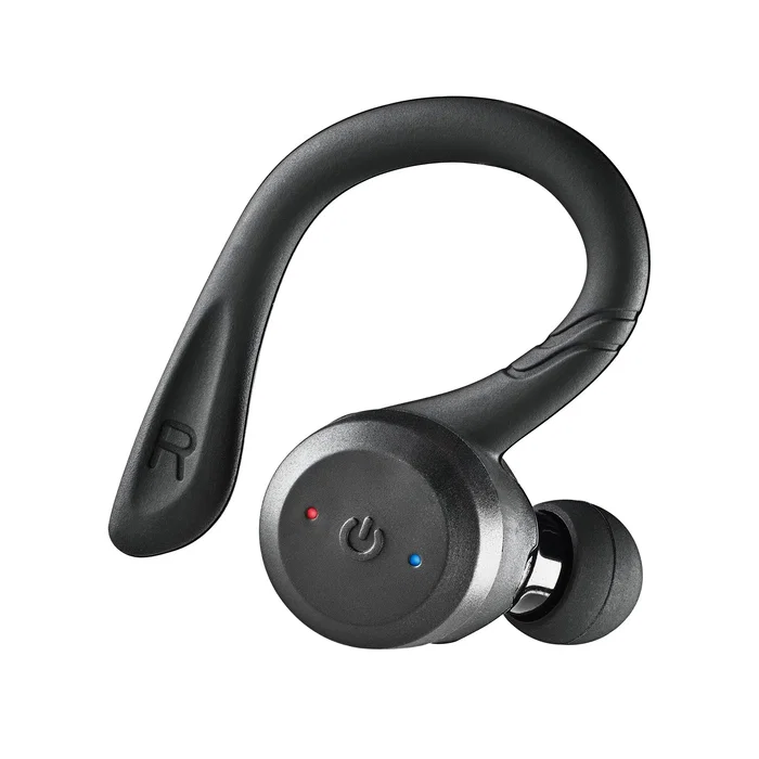 NGS Artica Jogger - Auriculares Deportivos Inalámbricos Bluetooth 5.3 TWS, Resistente al Agua IPX7, Autonomía 40h con Estuche de Carga, Color Negro, Verde Claro o Rosa