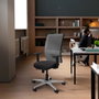 PIQUERAS Y CRESPO Silla de oficina Zulema Naranja y Gris