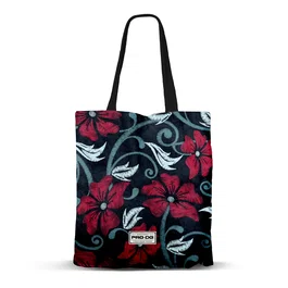 Pro-Dg Bolsa de la Compra Shopping FAN PRO-DG Multicolor con Cremallera y Bolsillo Interior, Bolso de Hombro de Poliéster de 8L