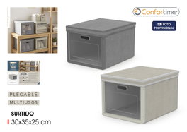 Confortime Caja de Almacenamiento Plegable 30x35x25 cm