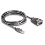 DeLOCK Adaptador USB 2.0 Tipo-A a RS-232 D-Sub 9 pin, 3 m