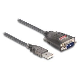 DeLOCK Adaptador USB 2.0 Tipo-A a RS-232 D-Sub 9 pin, 3 m