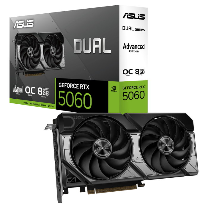 ASUS Dual GeForce RTX 5060 8GB GDGD7 OC