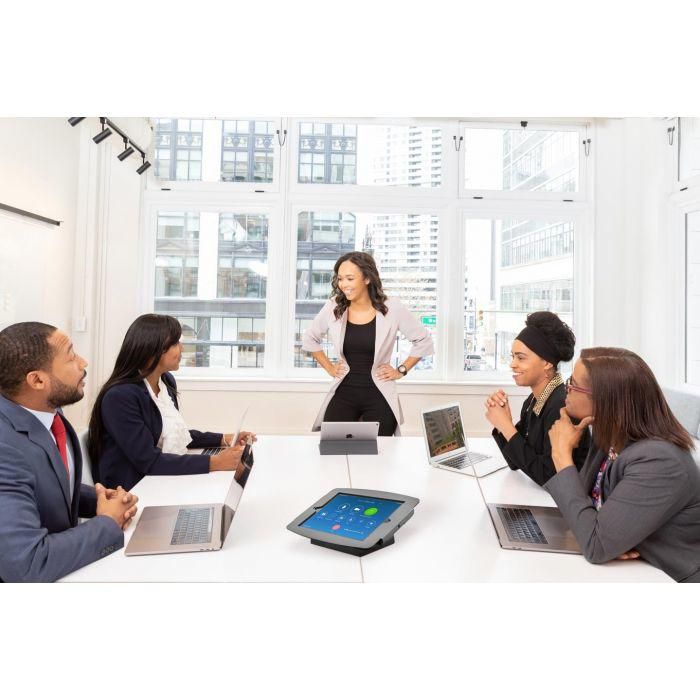 Compulocks Soporte Seguro para Tabletas AV Capsule, Ángulo de 30°, Ideal para Conferencias y Kioscos