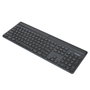 Targus Teclado Inalámbrico Bluetooth 5.0 Ecosmart Captación de Energía Sostenible Antimicrobiano con Luz Trasera QWERTY Nórdico