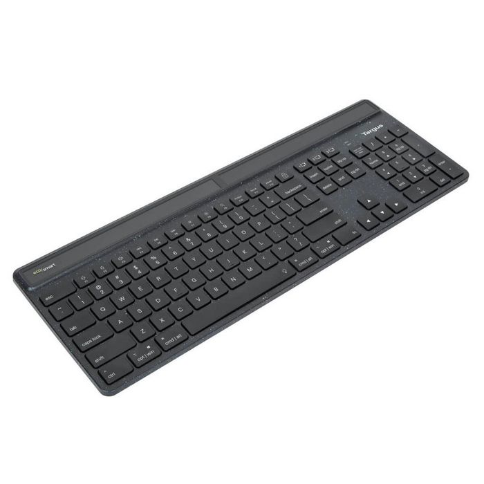 Targus Teclado Inalámbrico Bluetooth 5.0 Ecosmart Captación de Energía Sostenible Antimicrobiano con Luz Trasera QWERTY Nórdico Targus Teclado Inalámbrico Bluetooth 5.0 Ecosmart Captación de Energía Sostenible Antimicrobiano con Luz Trasera QWERTY Nórdico