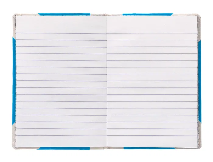 Fernandes Libro Cartone Cosido Din A4+ Rayado Horizontal 50 Hojas 100 gr Azul