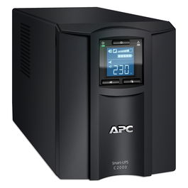 APC Smart-UPS C 2000VA LCD SMC2000I UPS Interactivo Negro, 230V, 1300W, 7 Salidas, USB, AVR, Batería Reemplazable