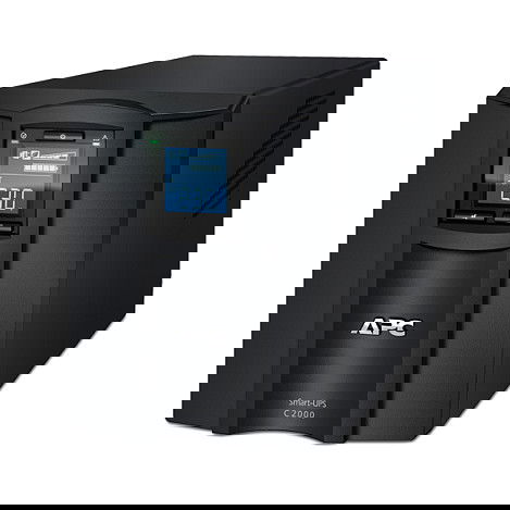 APC Smart-UPS C 2000VA LCD SMC2000I UPS Interactivo Negro, 230V, 1300W, 7 Salidas, USB, AVR, Batería Reemplazable
