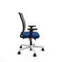 PIQUERAS Y CRESPO Silla de oficina Haches Azul/Gris con mecanismo Sincro/Traslack