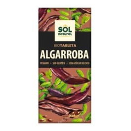 SOLNATURAL Tableta de Algarroba 70Gr. Bio