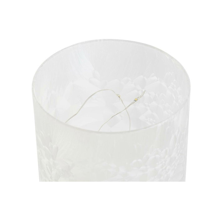 DKD Home Decor Decoración Luminosa Cristal LED 10x10x15 Blanco DKD Home Decor Decoración Luminosa Cristal LED 10x10x15 Blanco