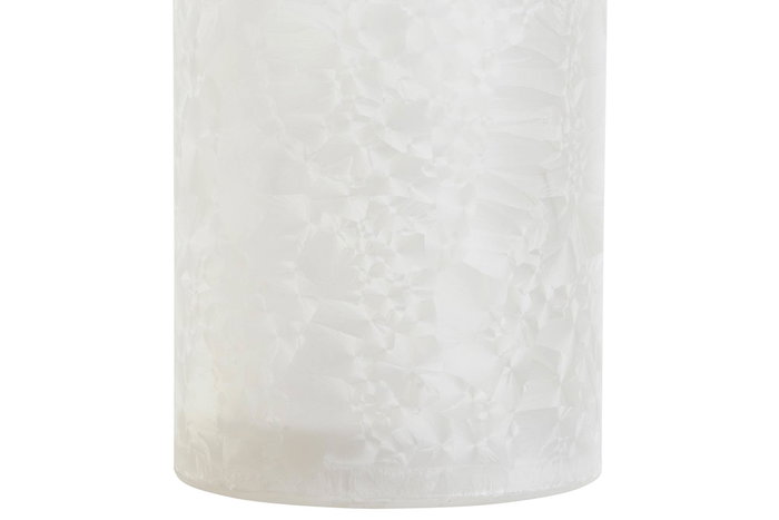 DKD Home Decor Luminaria Decorativa Blanco Cristal y LED 10 x 15 x 10 cm