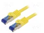 LogiLink Patch cable Cat.6A S/FTP Ultraflex 7,5m Amarillo