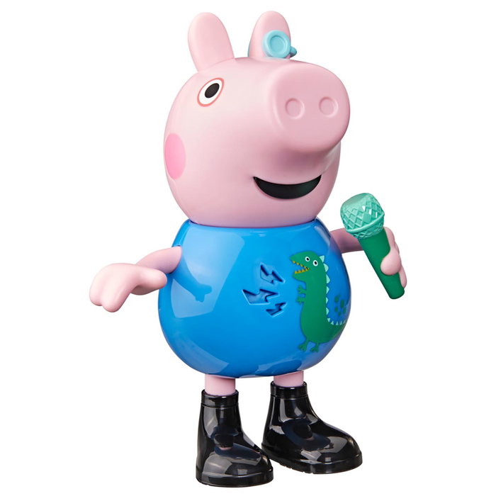 Hasbro Peppa Pig George Musical Juguete Interactivo con Sonidos G2178 - Más de 50 Frases, Canciones, Bromas, Figura Articulada para Niños y Niñas +3 Años