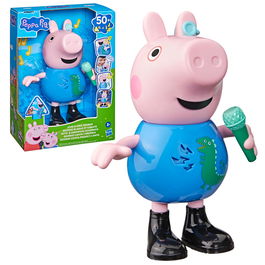 Hasbro Peppa Pig George Musical Juguete Interactivo con Sonidos G2178 - Más de 50 Frases, Canciones, Bromas, Figura Articulada para Niños y Niñas +3 Años