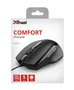 Trust Voca Comfort - Ratón para Oficina/Gaming, 2400 DPI, 6 Botones, Cable USB 1.6m, Óptico, Ergonómico para Diestro, Plug & Play
