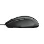 Trust Voca Ratón de Oficina Ergonómico Negro 2400 DPI