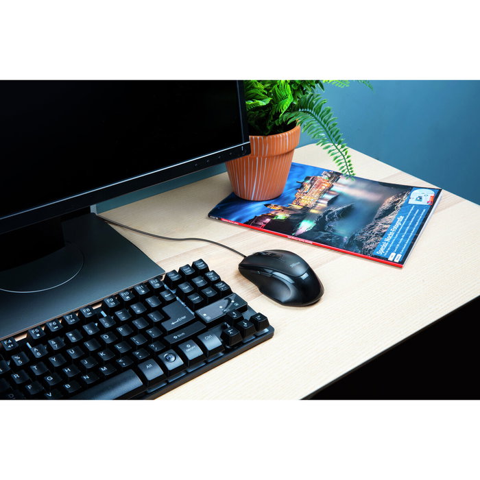 Trust Voca Ratón de Oficina Ergonómico Negro 2400 DPI Trust Voca Ratón de Oficina Ergonómico Negro 2400 DPI