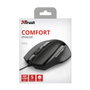 Trust Voca Ratón de Oficina Ergonómico Negro 2400 DPI