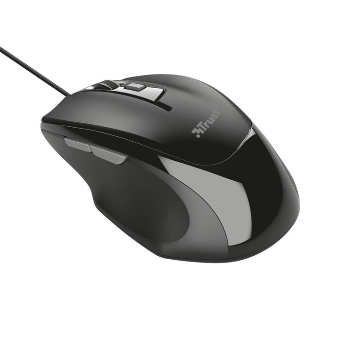 Trust Voca Ratón de Oficina Ergonómico Negro 2400 DPI Trust Voca Ratón de Oficina Ergonómico Negro 2400 DPI