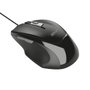 Trust Voca Ratón de Oficina Ergonómico Negro 2400 DPI