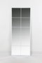 DKD Home Decor Espejo de Hierro Ventana Blanco 60x150 cm