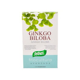 SANTIVERI Ginkgo Biloba 40 Cápsulas | Ayuda a la Memoria y Funciones Cognitivas | Contribuye a la Circulación Sanguínea Normal