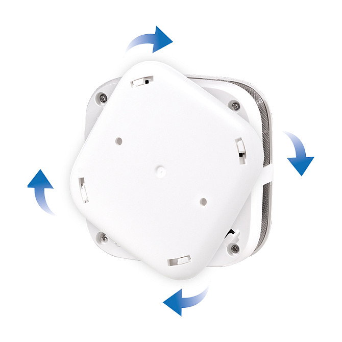 LogiLink Detector de Humo Cuadrado con Batería de 10 años LogiLink Detector de Humo Cuadrado con Batería de 10 años
