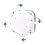 LogiLink Detector de Humo Cuadrado con Batería de 10 años
