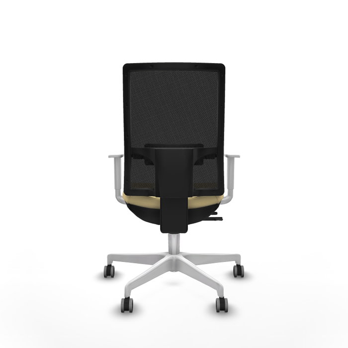PIQUERAS Y CRESPO Silla de oficina Horna con mecanismo Sincro/Traslack Crema y Negro PIQUERAS Y CRESPO Silla de oficina Horna con mecanismo Sincro/Traslack Crema y Negro