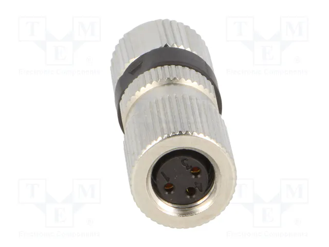 LAPP Conector M8 Industrial de 3 Pines, Hembra y Recto IP68