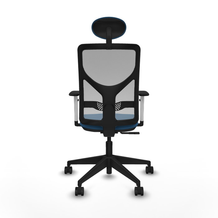 PIQUERAS Y CRESPO Silla de oficina Motilla con mecanismo Sincro Azul claro y Gris PIQUERAS Y CRESPO Silla de oficina Motilla con mecanismo Sincro Azul claro y Gris