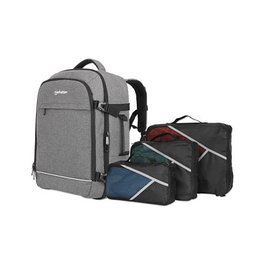 Manhattan Rome Mochila de Viaje para Portátil 17.3 Pulgadas Gris