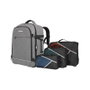 Manhattan Rome Mochila de Viaje para Portátil 17.3 Pulgadas Gris