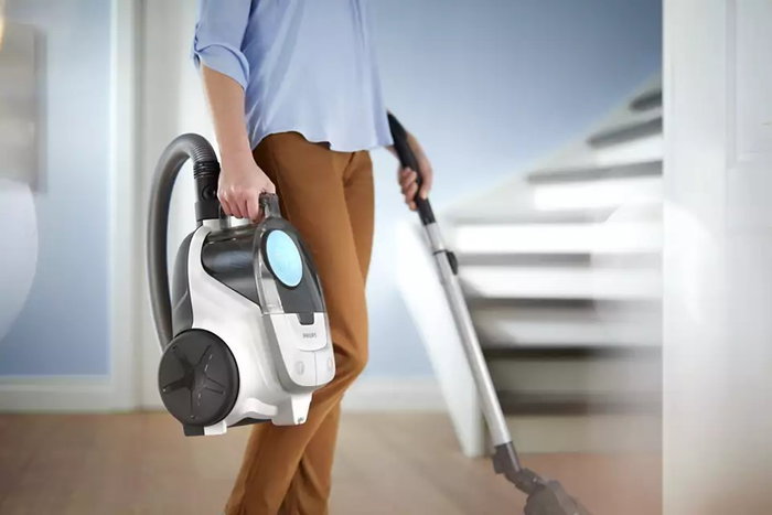 Philips Serie 2000 Powerclean 4 Blanco y azul